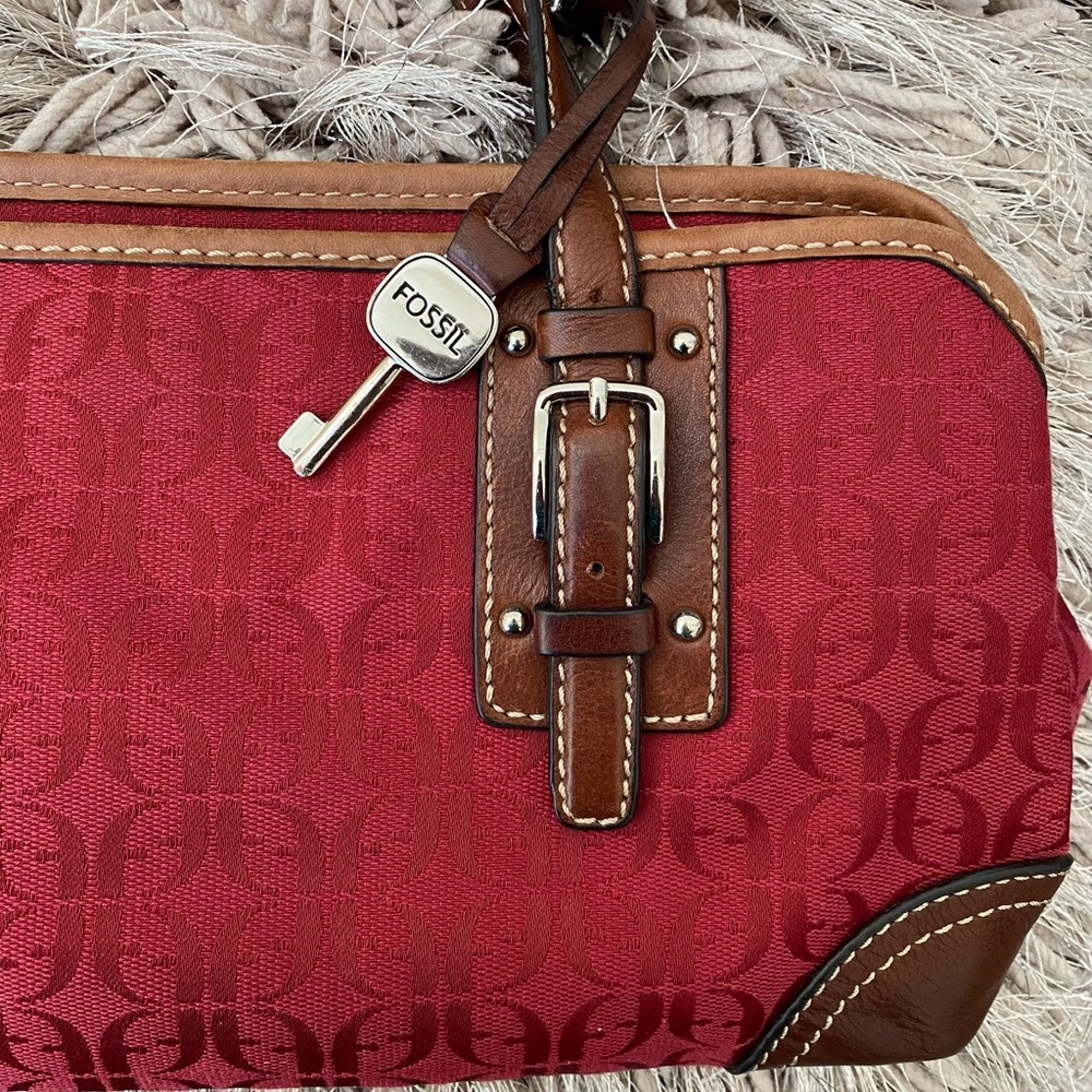 Fossil Red/Brown Purse - Picture 3 of 6